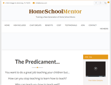 Tablet Screenshot of homeschoolmentor.com